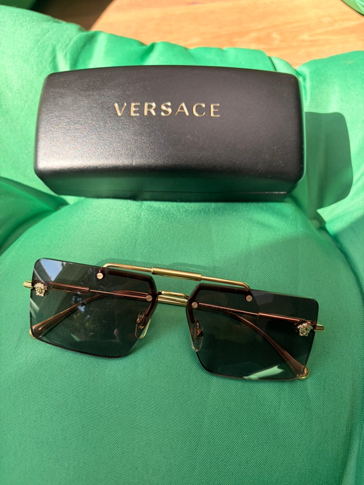 Versace Piloten zonnebril VE2245, Ophalen of Verzenden, Zo goed als nieuw, Zonnebril, Gianni Versace
