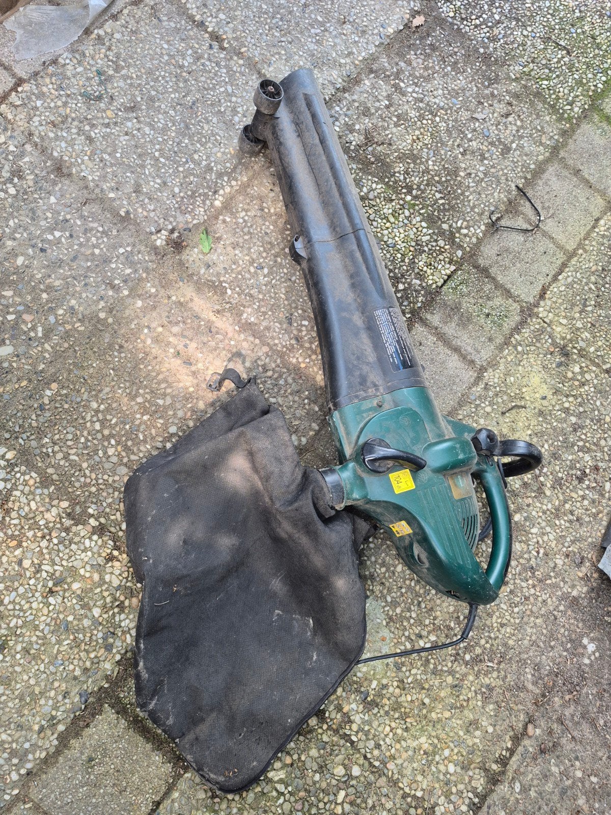 Bladblazer en bladzuiger in 1 van greenway, Tuin en Terras, Bladblazers, Greenway, Gebruikt, Handgedragen, Ophalen of Verzenden