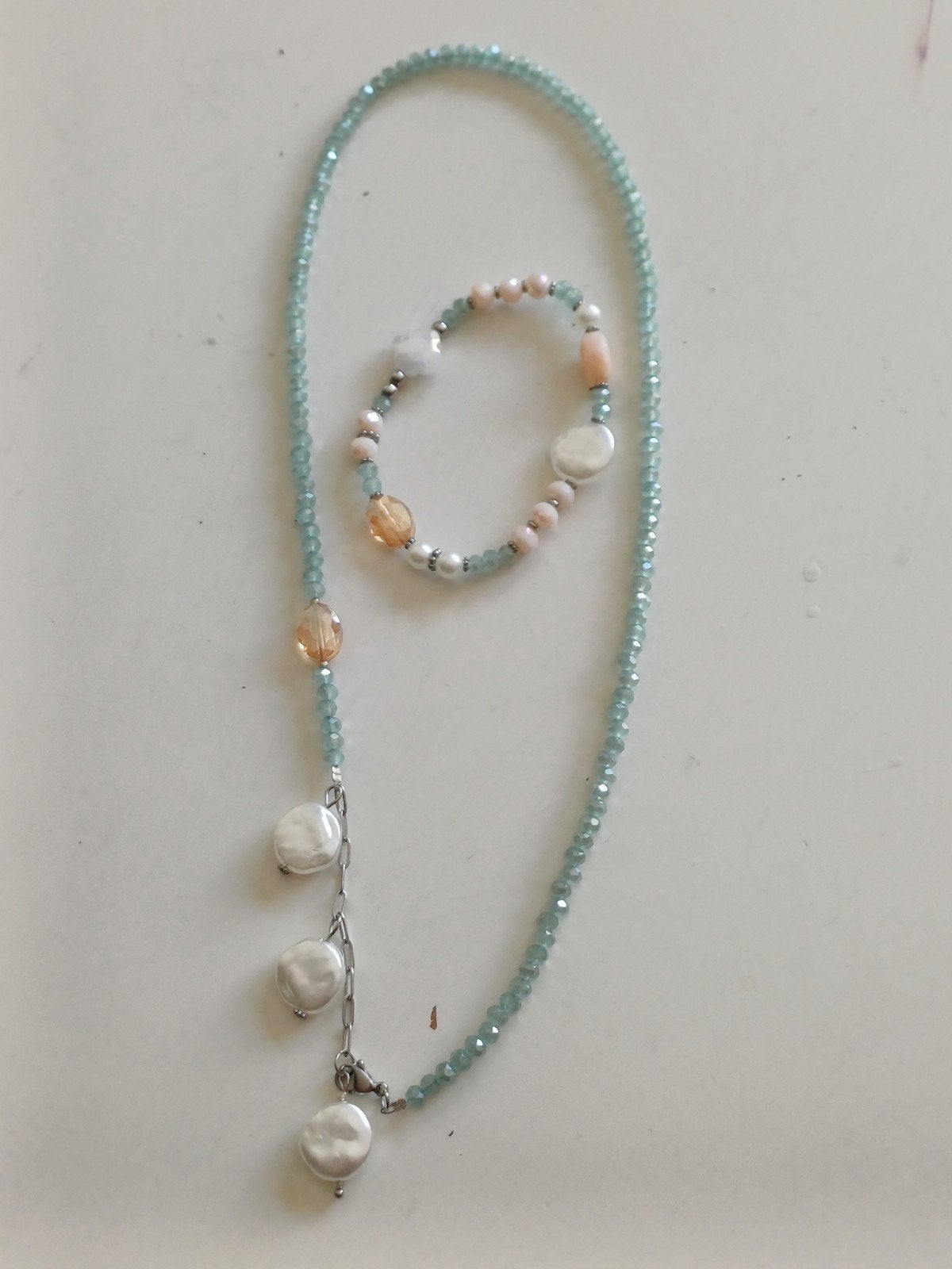 Stainless steel ketting en armband, Sieraden, Tassen en Uiterlijk, Kettingen, Ophalen of Verzenden, Nieuw, Zilver, Overige materialen
