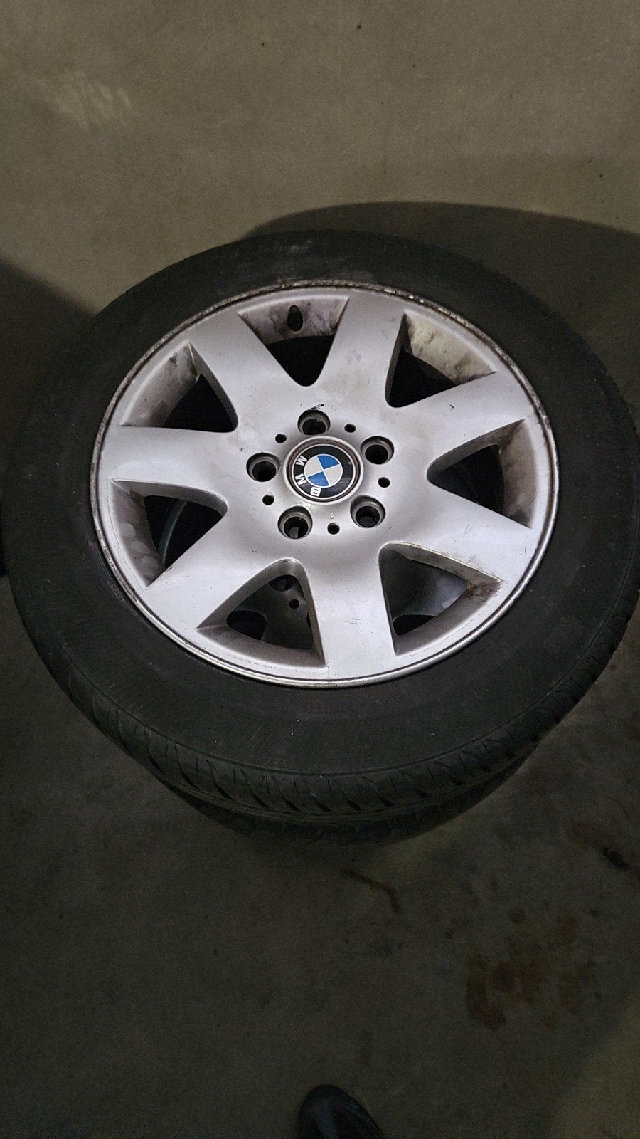 4x BMW velgen met band style 45, Ophalen, Zomerbanden