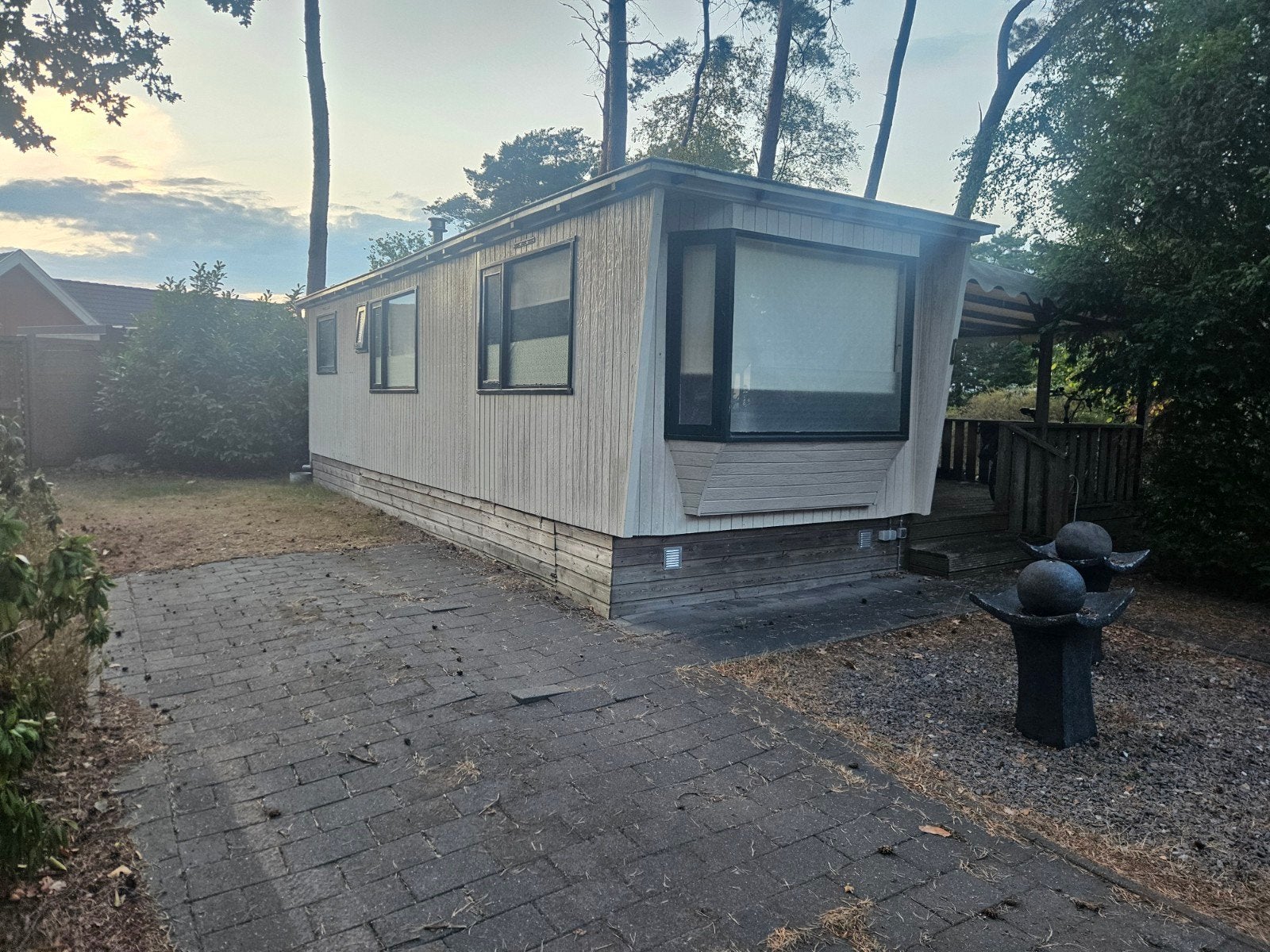 chalet/stacaravan, Ophalen