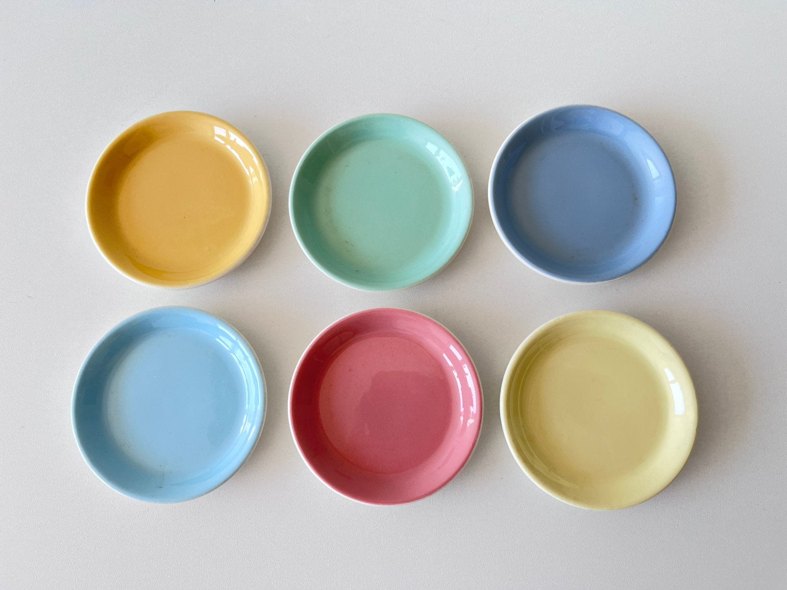 Pastel regout petitfour pastel servies, Overige merken, Vintage, Ophalen of Verzenden, Aardewerk