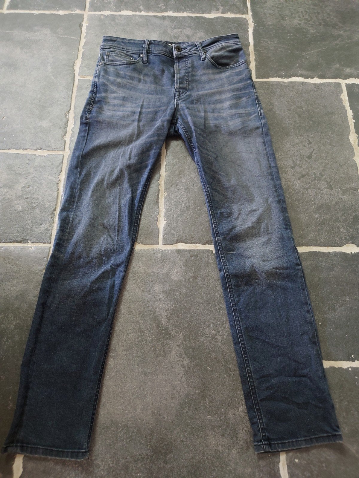 Jack & Jones, TIM / Slim Straight, W30 L32, zgan! Rob3032, Blauw, W32 (confectie 46) of kleiner, Ophalen of Verzenden, Zo goed als nieuw