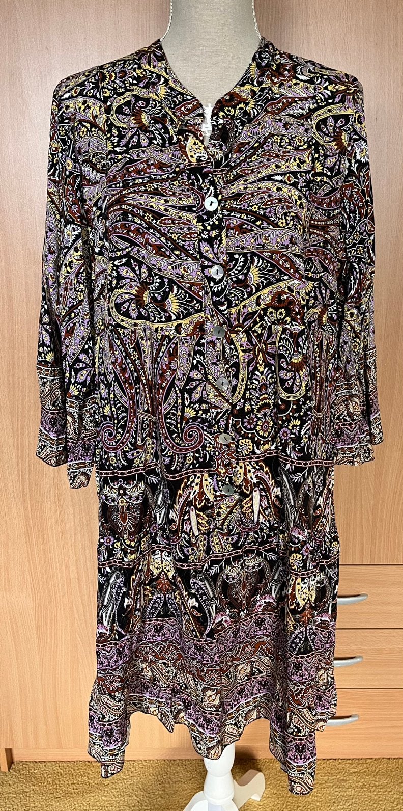 Paprika jurk maat 46(v), Kleding | Dames, Overige kleuren, Maat 46/48 (XL) of groter, Ophalen of Verzenden, Zo goed als nieuw