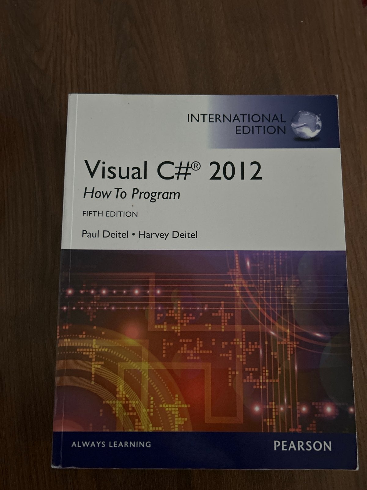 Visual C# 2012 How To Program - Paul Deitel, Harvey Deitel, Ophalen of Verzenden, Beta, Zo goed als nieuw, HBO