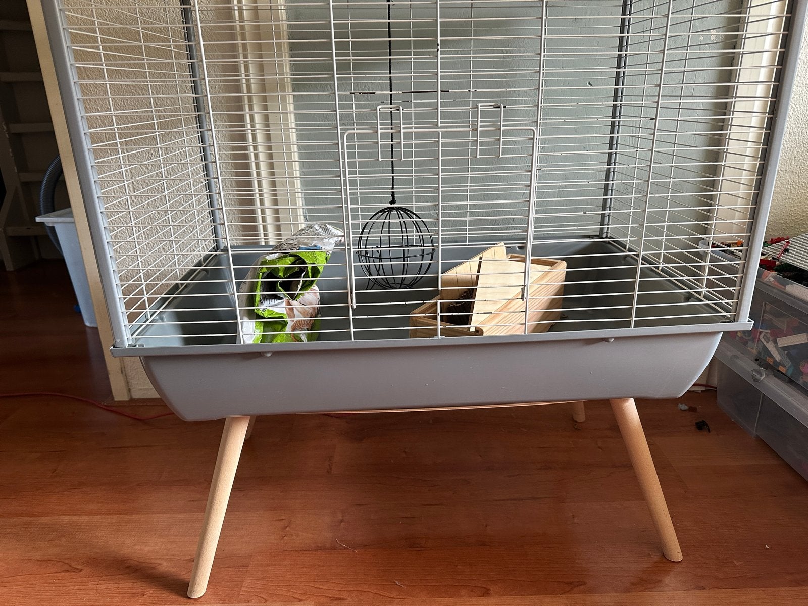 Zolux Neo Muki knaagdierenkooi - Grijs - 78 x 48 x 58 cm, Ophalen, 75 tot 110 cm, Kooi, Minder dan 60 cm