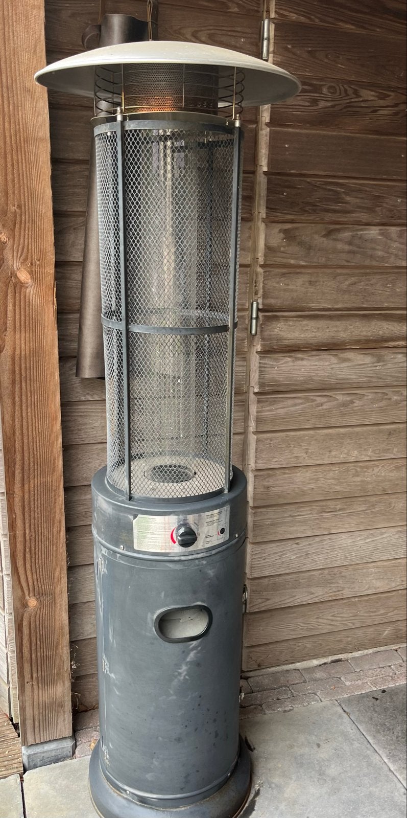 Goed werkende gasheater voor terras of tuin, Ophalen, Gebruikt, Gas, Vloer
