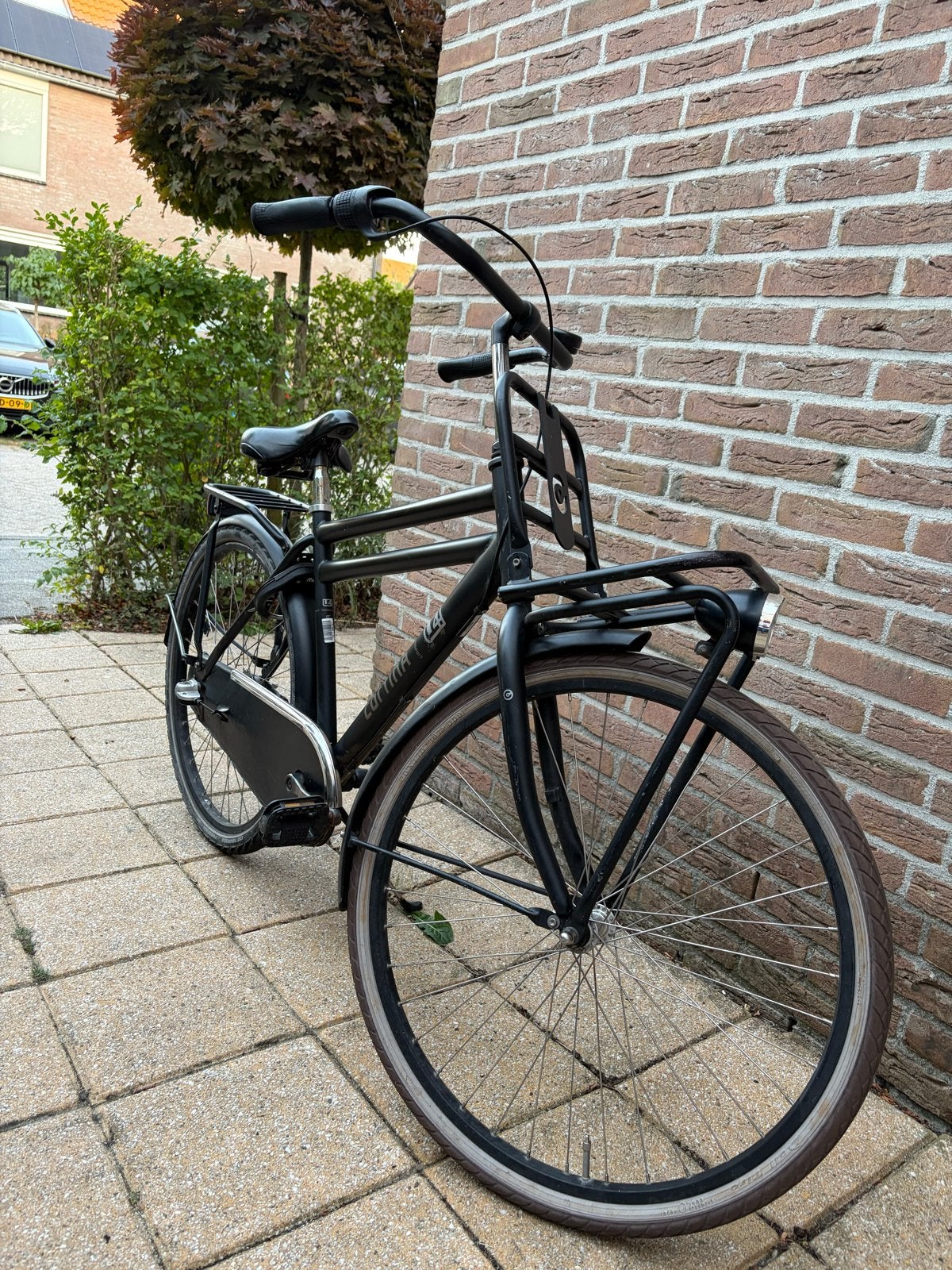 Cortina U4 Transportfiets - Zwart, Gebruikt, Fietsen en Brommers, Fietsen | Jongens, Ophalen, Gebruikt