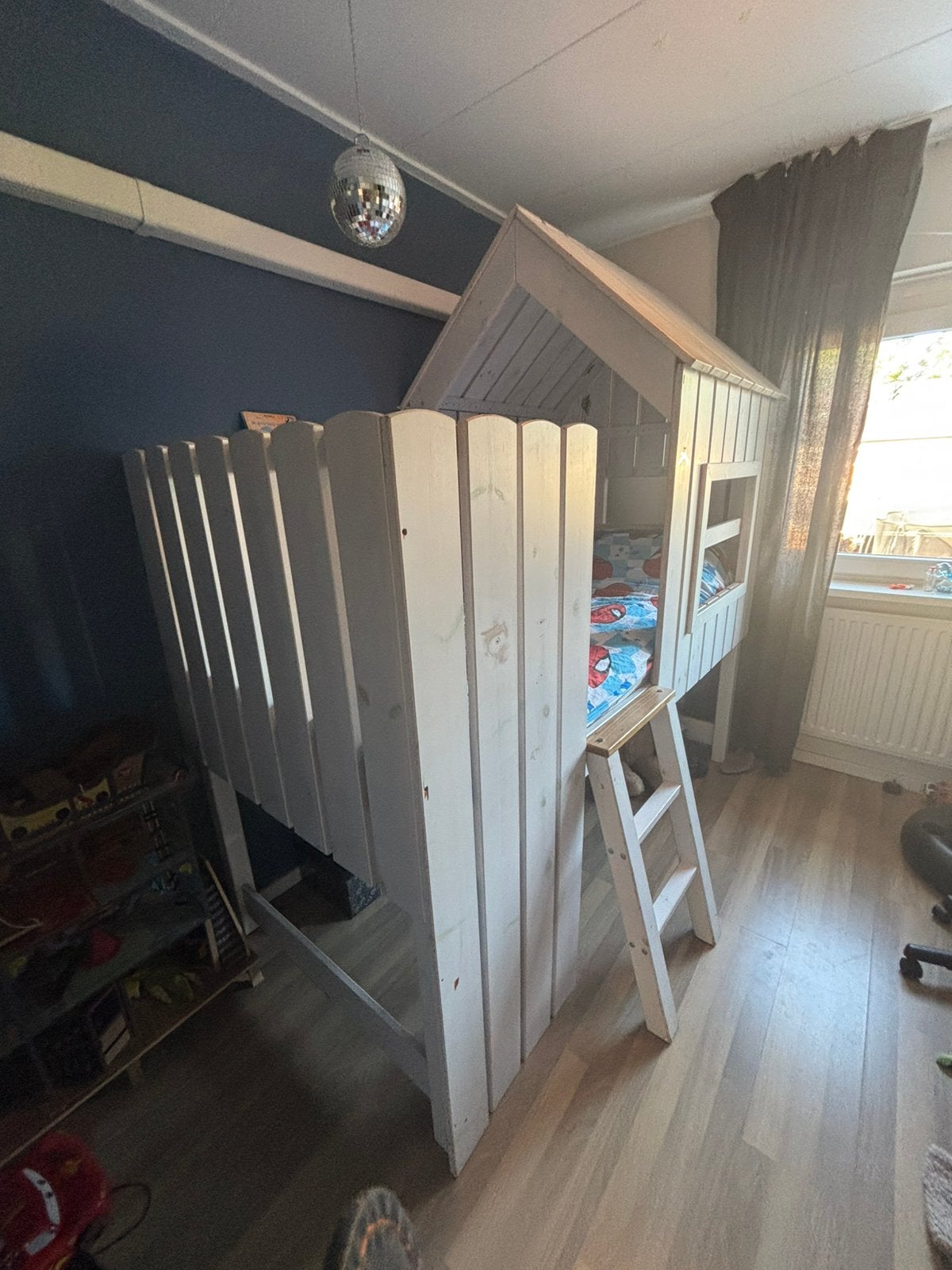 Superleuk  Boomhutbed, Ophalen, 85 tot 100 cm, Zo goed als nieuw, Matras