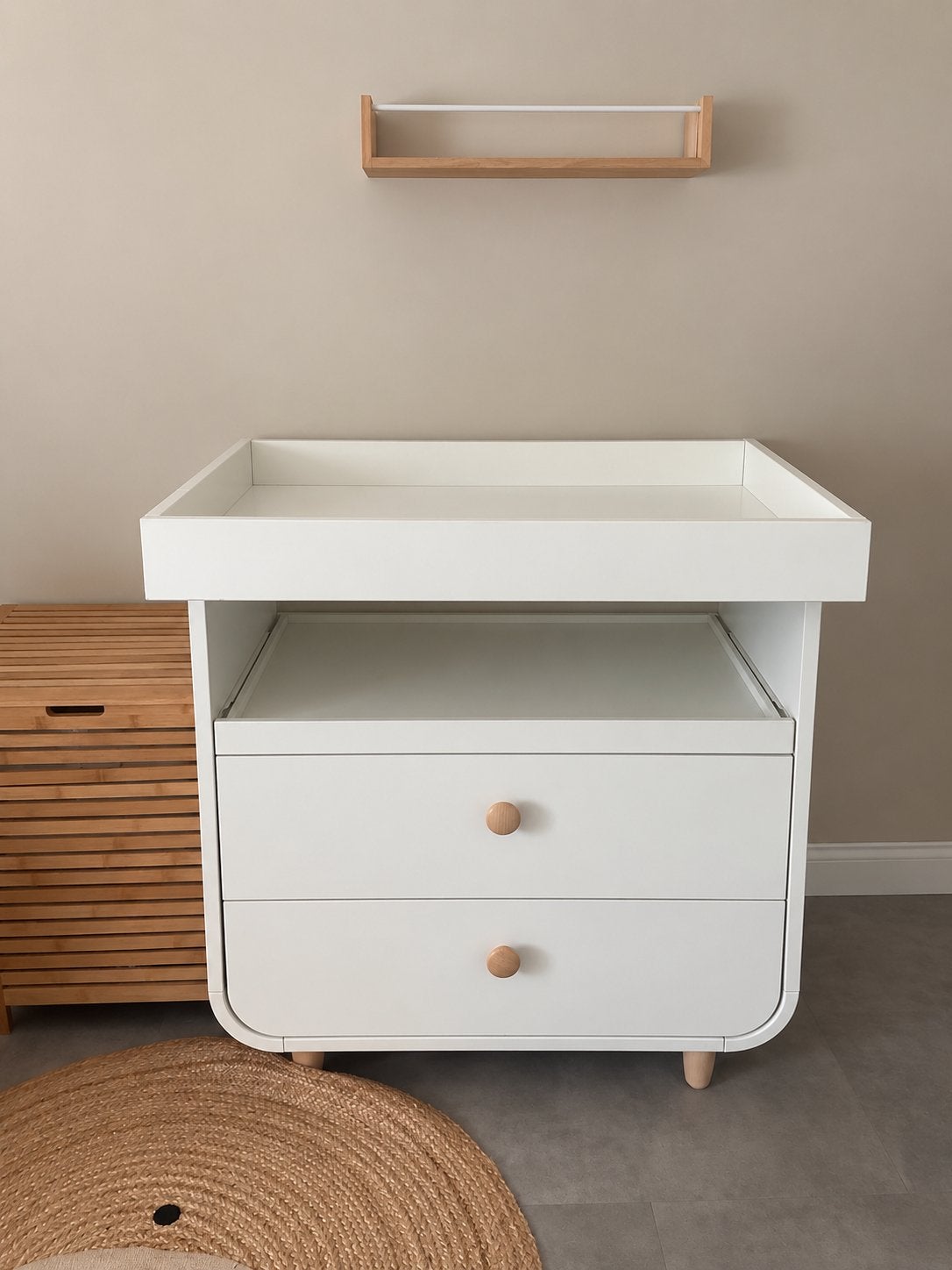 Complete babykamer set – ledikant + commode, Ophalen, Gebruikt, Jongetje of Meisje