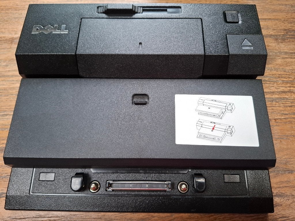 Dell E-Port Docking Station K07A (excl. adapter), Ophalen of Verzenden, Dell, Docking station, Gebruikt