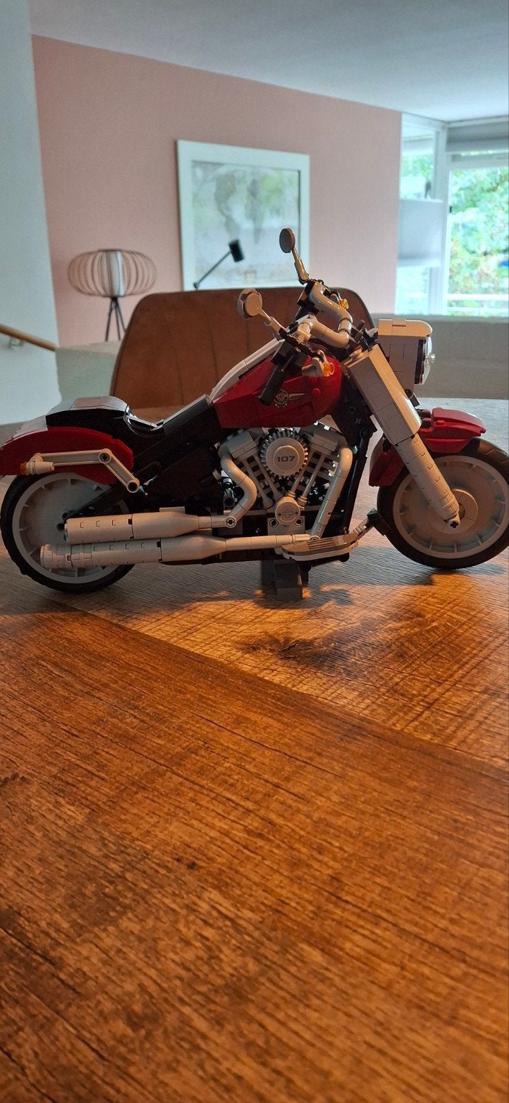 LEGO Creator Expert Harley-Davidson Fat Boy 10269, Ophalen of Verzenden, Zo goed als nieuw, Overige merken
