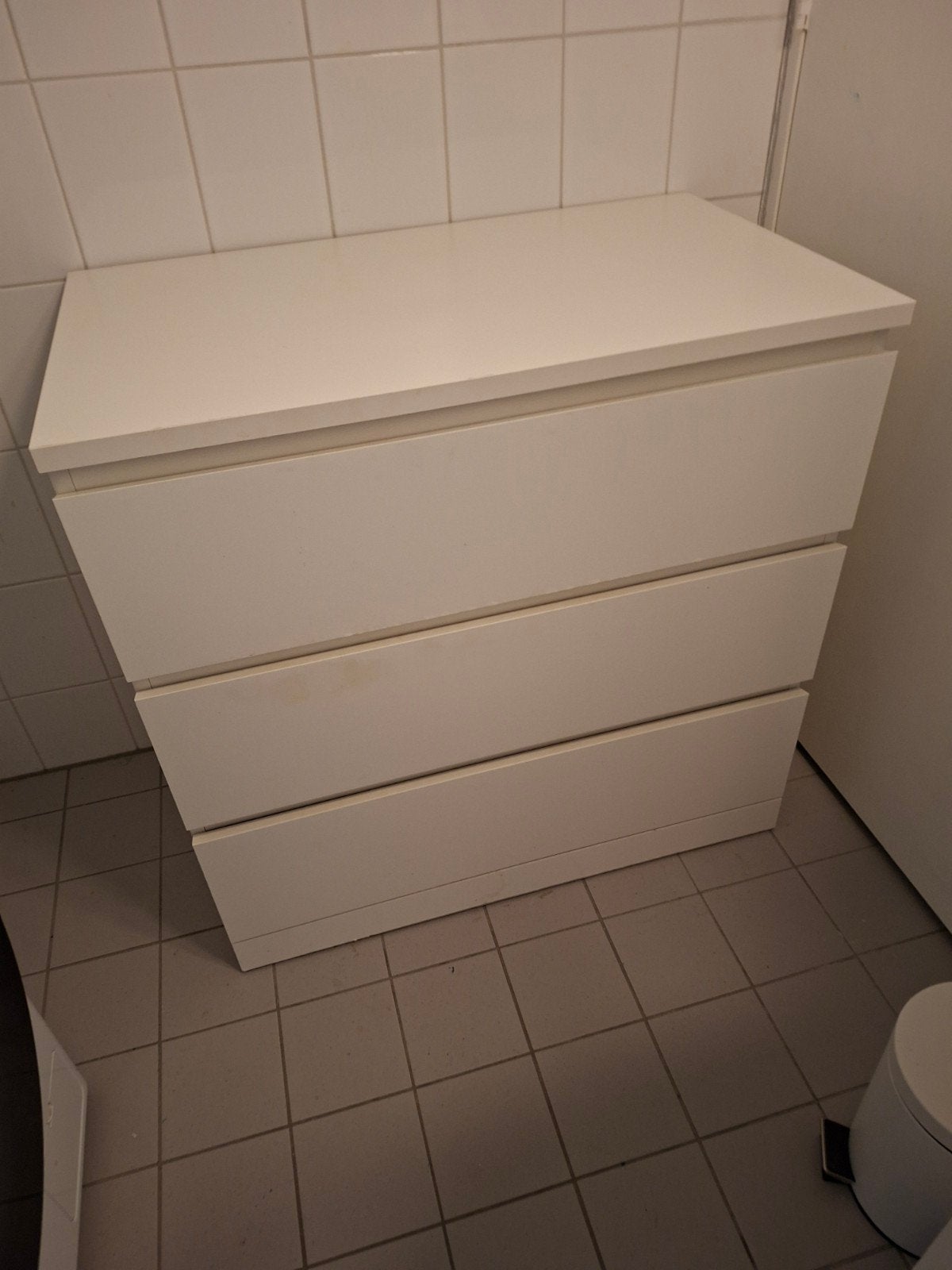 IKEA Malm Ladekast - Wit - 3 Laden - 80x78x48 cm, Huis en Inrichting, Ophalen, Gebruikt, 50 tot 100 cm, 3 of 4 laden