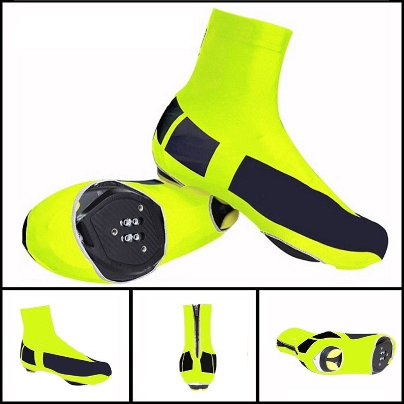 Fietsoverschoenen M 39 40 geel zwart racefiets overschoenen, Ophalen of Verzenden, Nieuw, Kleding