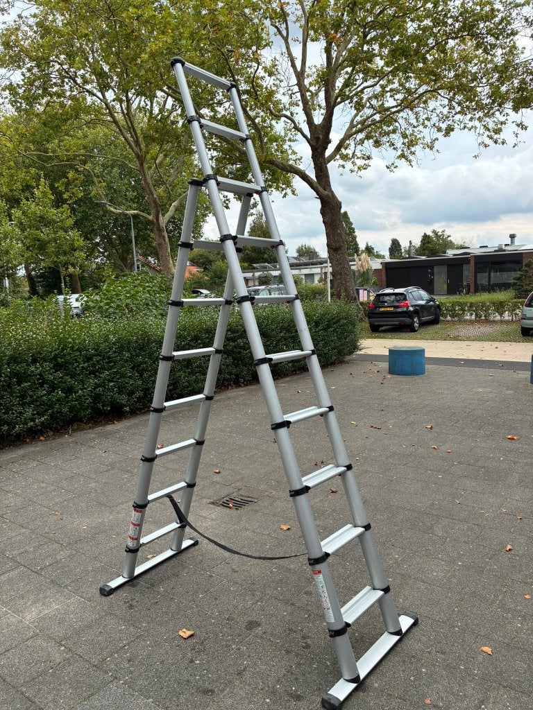 Telesteps Telescopische Tweezijdige Oploopbare Trap, Doe-het-zelf en Verbouw, Gebruikt, Trap, Ophalen of Verzenden, Opvouwbaar of Inschuifbaar