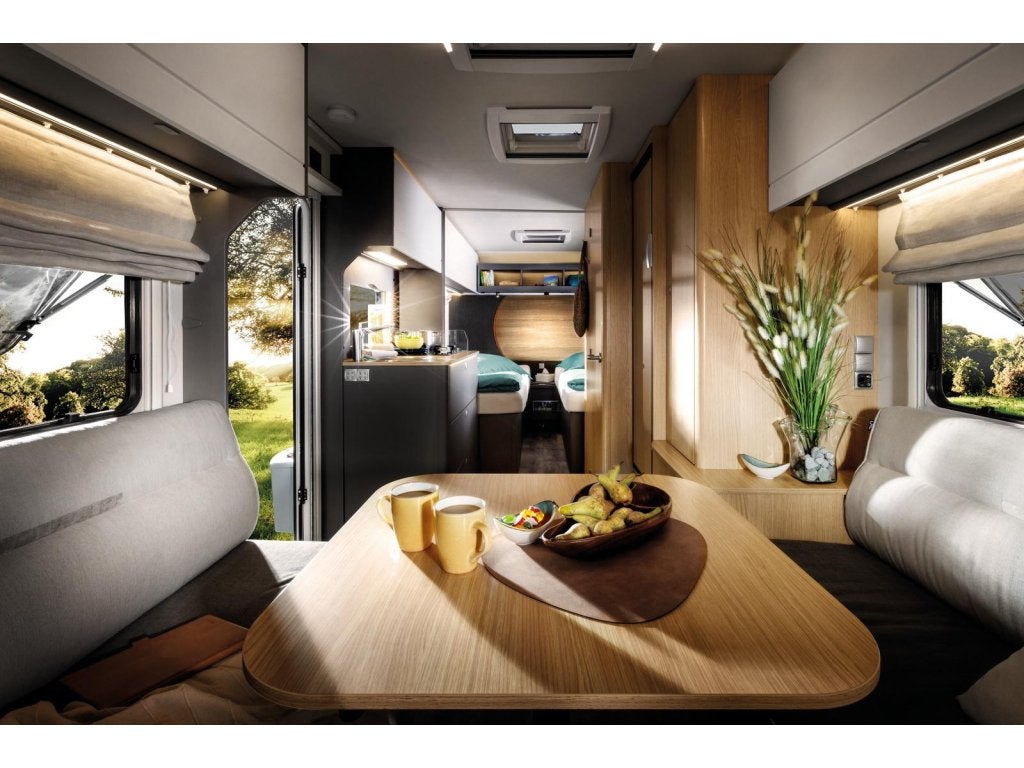 LMC Videro 510E in prijs verlaagd! Veel opties en mover!, Caravans en Kamperen, Rondzit, Bedrijf, 6 tot 7 meter, Schokbreker