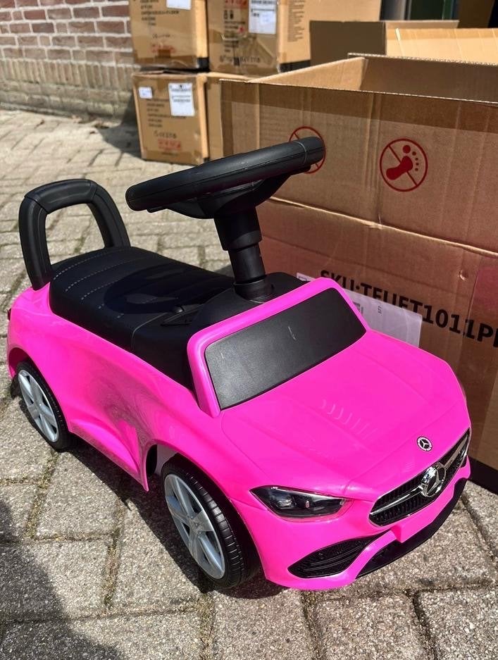 Nieuwe Roze Loopauto Mercedes-Benz, Kinderen en Baby's, Loopvoertuig, Onbekend, Nieuw, Ophalen of Verzenden