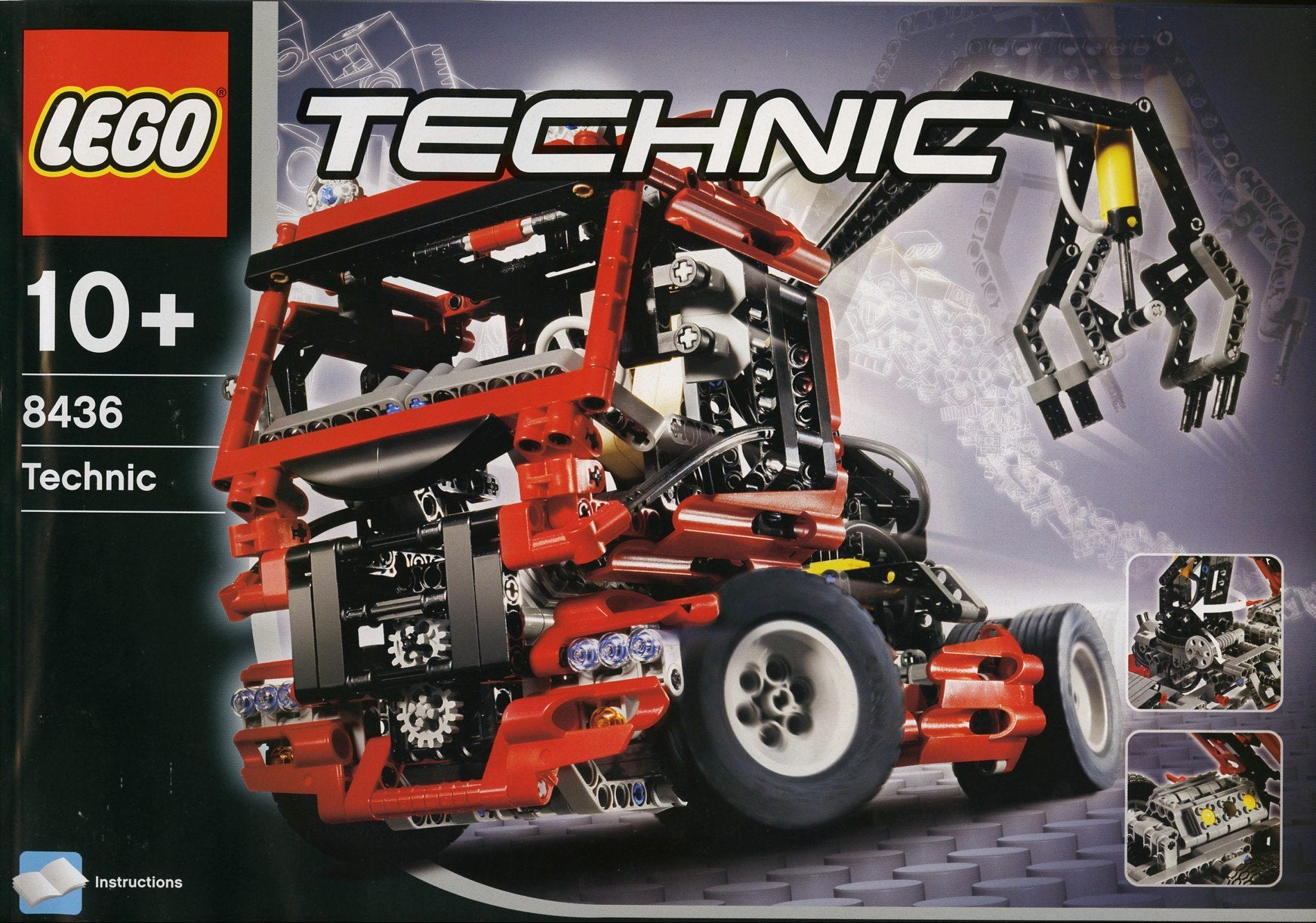 LEGO Technic 8436 Truck met pneumatic, Ophalen of Verzenden, Zo goed als nieuw, Technic, Complete set