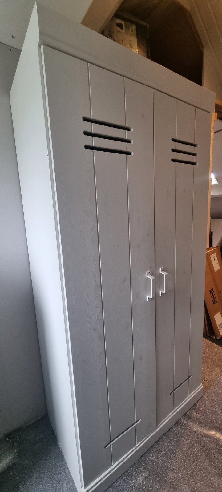 Woood kledingkast connect 2 deurs, Ophalen, Gebruikt, 100 tot 150 cm, 150 tot 200 cm