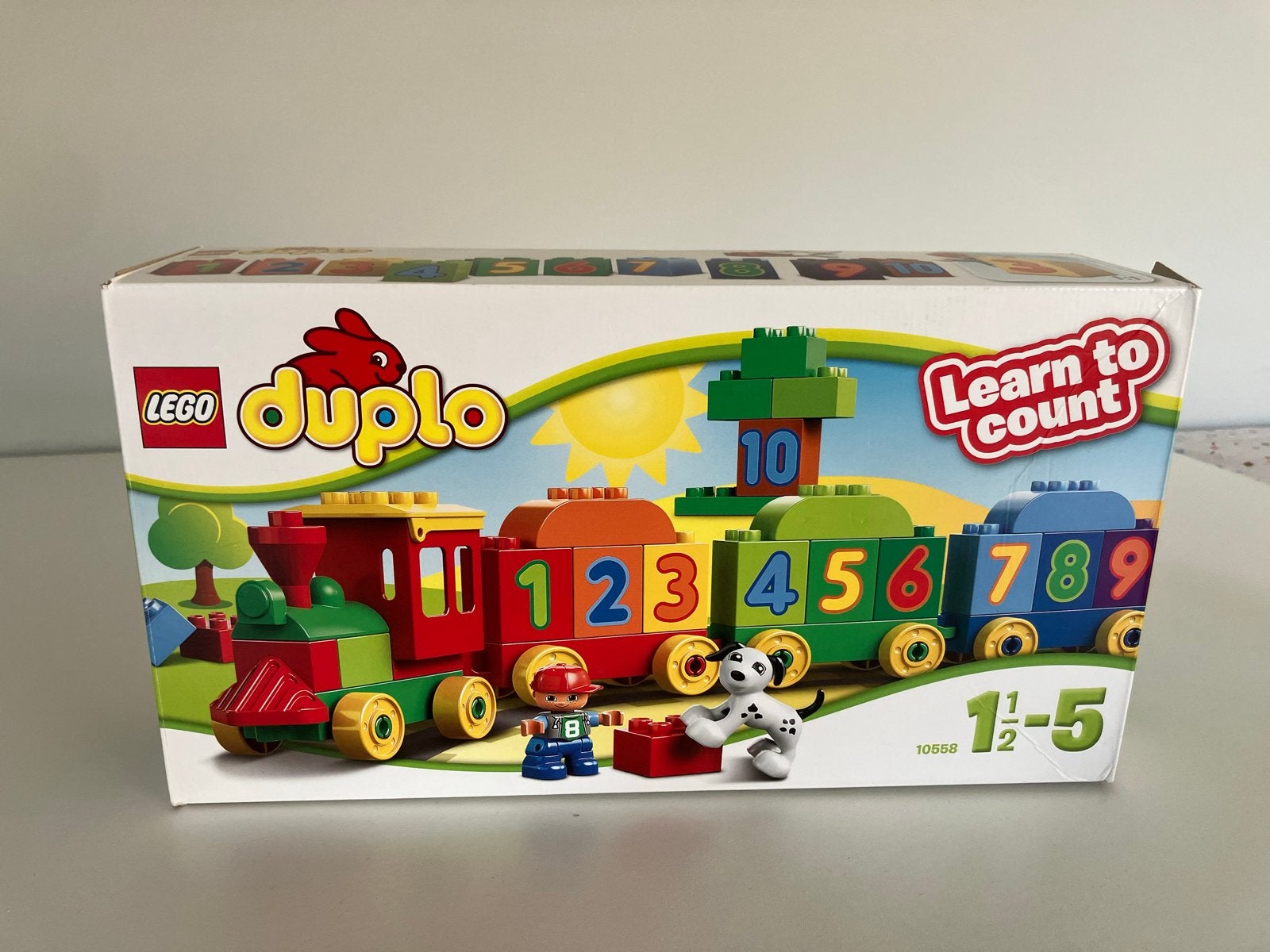 Lego Duplo Mijn Eerste Cijfertrein (10558), Kinderen en Baby's, Ophalen of Verzenden, Zo goed als nieuw, Compleet, Duplo