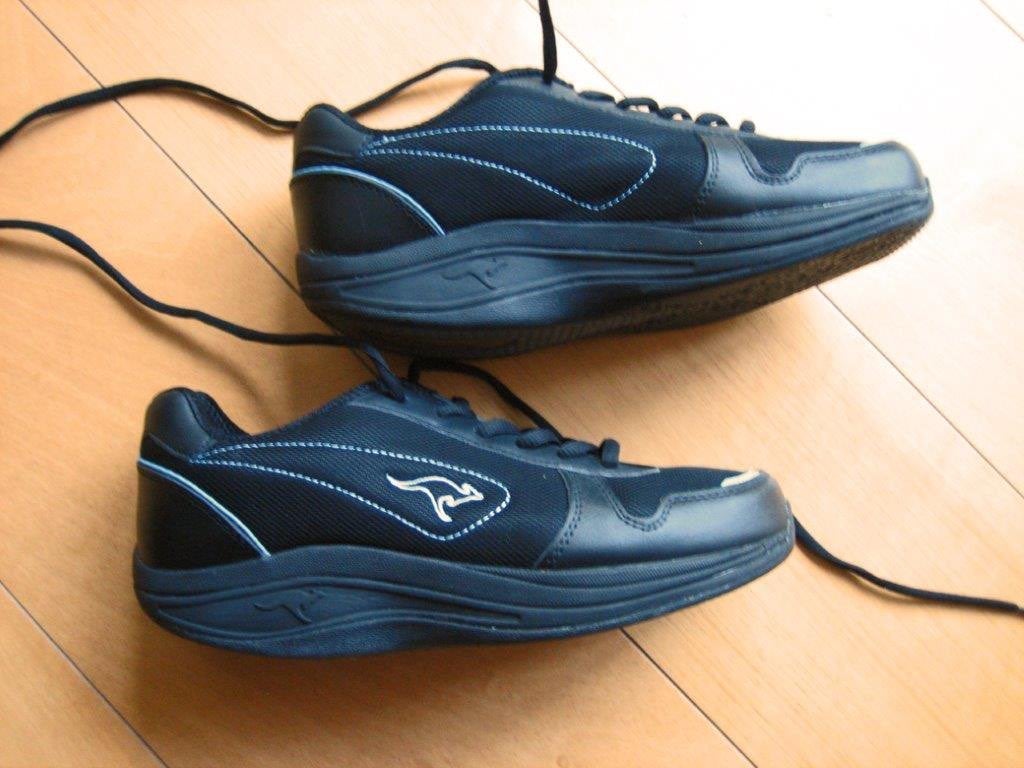 Comfortabele zwarte Shape-Up sneakers KANGAROOS 38 snazzeys, Verzenden, Zwart, Kangaroos, Sneakers of Gympen