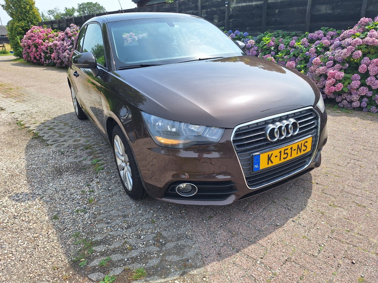 Audi A1 1.4 Tfsi 90KW 2012 Bruin, Auto's, Voorwielaandrijving, A1, Bruin, 4 stoelen