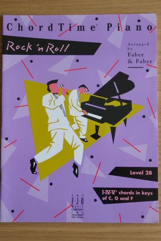 ChordTime Piano Rock 'n & Roll Level 2B - Nancy Faber, Muziek en Instrumenten, Ophalen of Verzenden, Zo goed als nieuw, Artiest of Componist