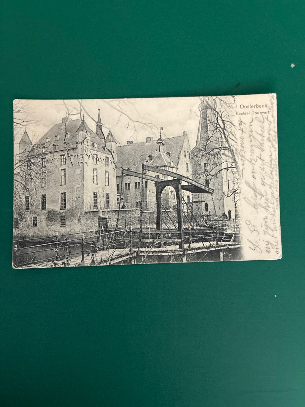 Oude Ansichtkaart Kasteel Doorwerth Oosterbeek 1904, Verzamelen, Ansichtkaarten | Nederland, Ophalen of Verzenden, Voor 1920, Gelopen