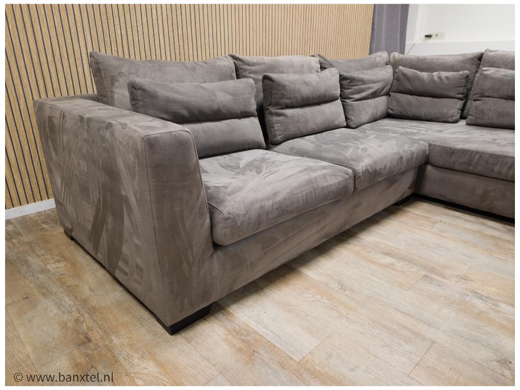 Zeer Mooi Taupe Grijs Hoekbank !!!, Info@banxtel.nl, Hoekbank, Hoekbank, Ophalen of Verzenden