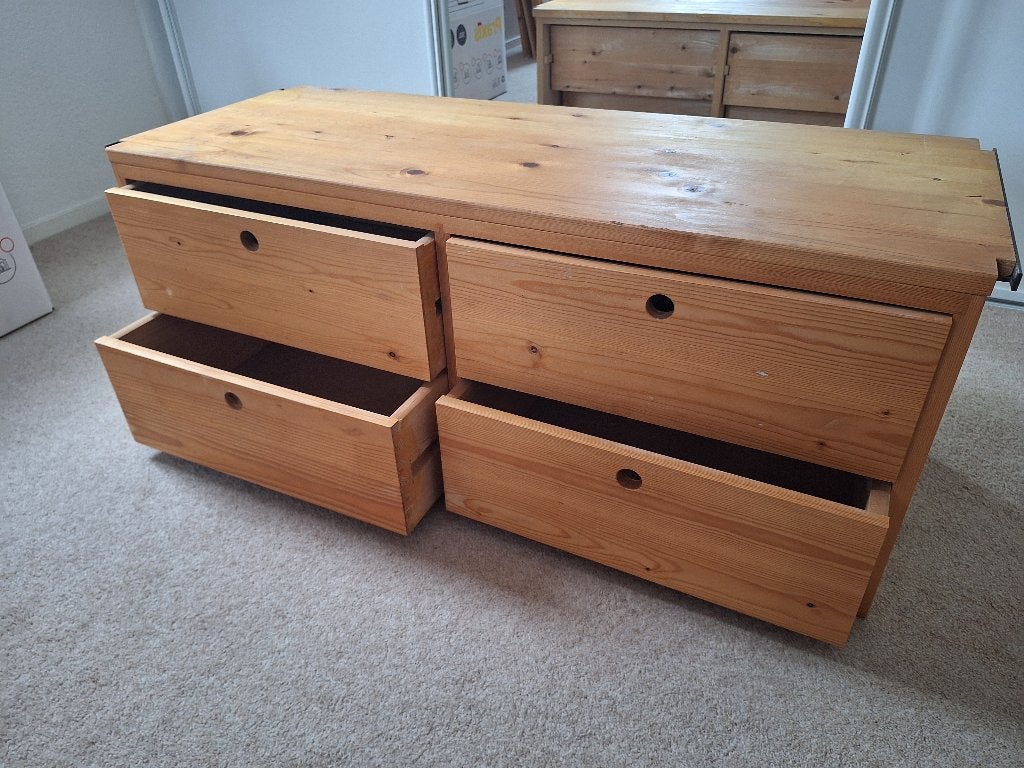 Lundiakastje (incompleet en gedemonteerd), Huis en Inrichting, Ophalen, Gebruikt, 50 tot 100 cm, 3 of 4 laden