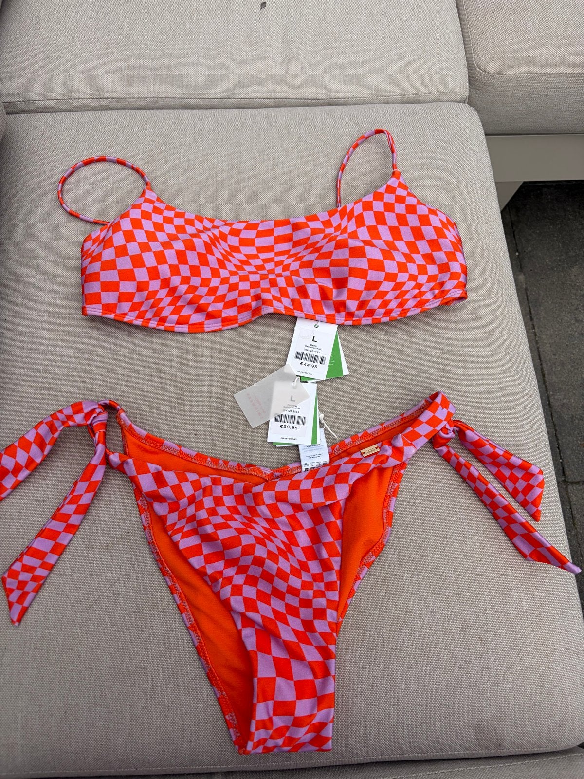Nieuwe Sam Friday Bikini Set - Retro Orchid, Ophalen, Nieuw, Meerkleurig, Bikini