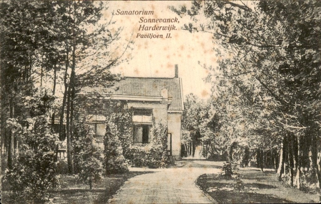 Harderwijk - Sanatorium - Paviljoen II, Ophalen of Verzenden, 1920 tot 1940, Gelopen, Gelderland