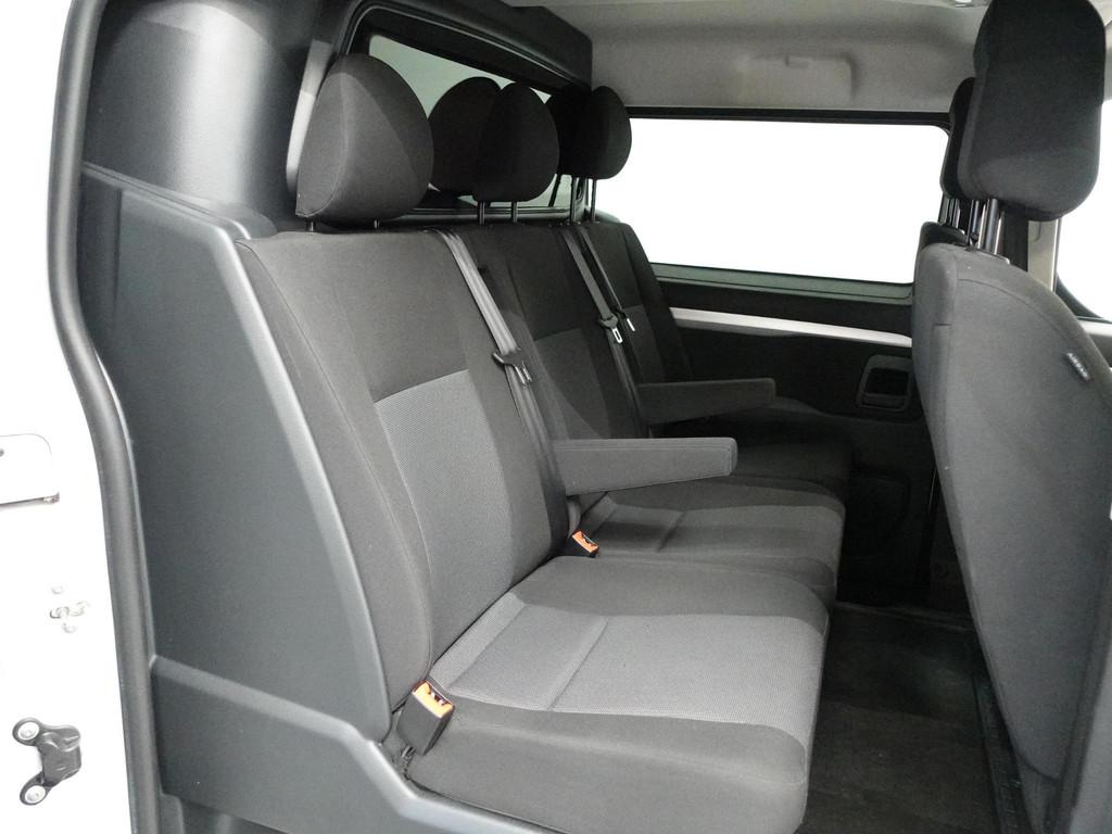 Opel Vivaro 145pk L3H1 Automaat Dubbele Cabine Edition Airco, Auto's, Bestelauto's, Stof, Gebruikt, Euro 6, 4 cilinders