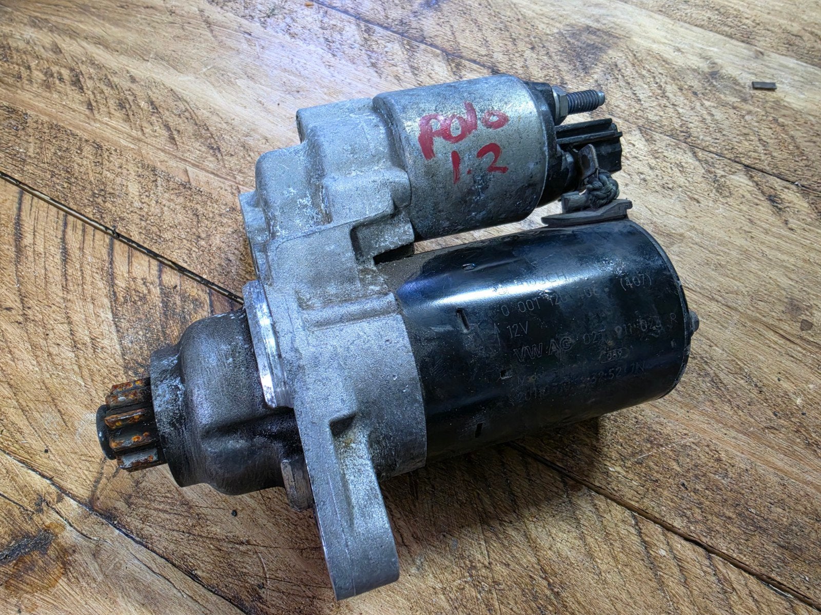 VW POLO 6R / ibiza 6J startmotor 1.2, Auto-onderdelen, Motor en Toebehoren, Gebruikt, Ophalen of Verzenden, Vw, X