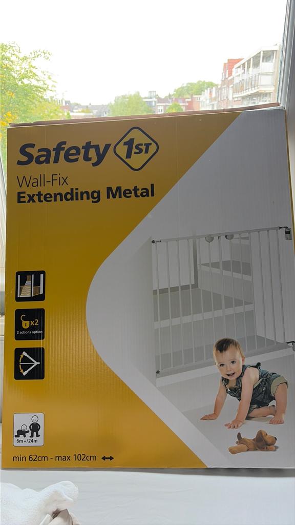 NIEUW Safety 1st traphek, Kinderen en Baby's, Traphekjes, Nieuw, 100 tot 115 cm, Ophalen of Verzenden, Klemhekje