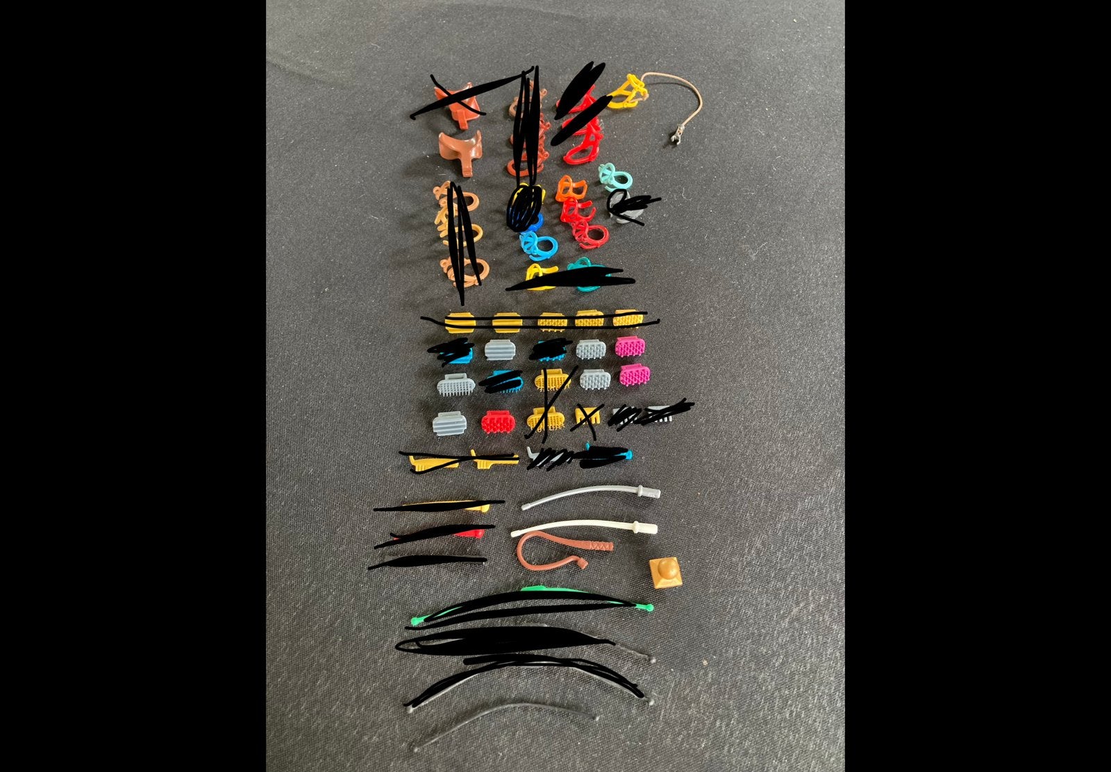 Playmobil paarden borstels., Ophalen of Verzenden, Zo goed als nieuw