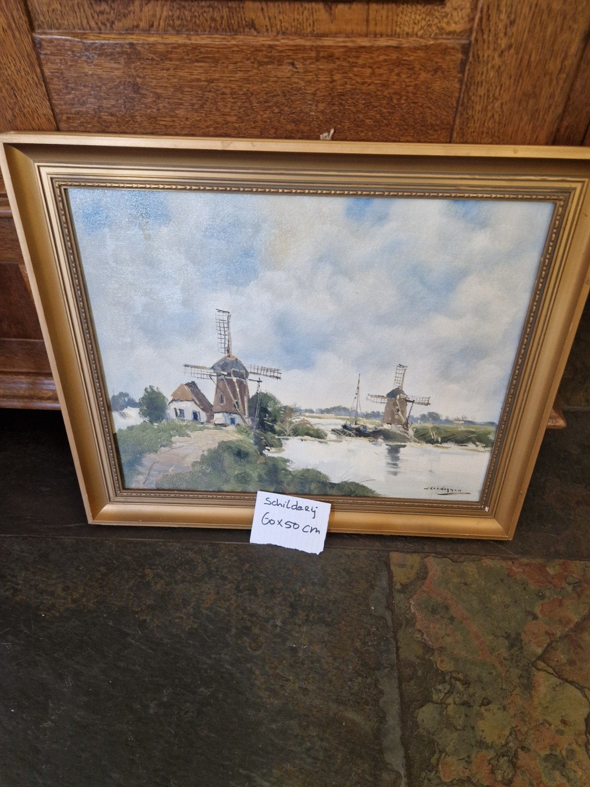 Schilderij - J Kelderman, Ophalen