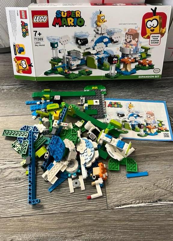 Lego 71389 Lakitu Sky world, Ophalen of Verzenden, Zo goed als nieuw, Complete set, Lego