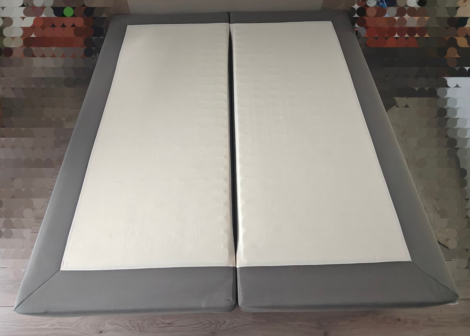 Ikea boxspring en matras 180x200, Gebruikt, Tweepersoons, Ophalen of Verzenden, 180 cm