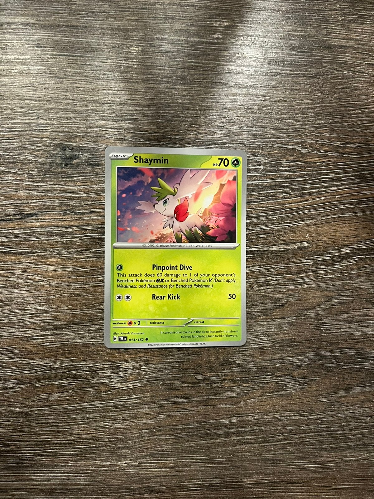 Shaymin TEF 013/162, Ophalen of Verzenden, Zo goed als nieuw