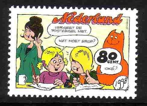 Nederland 1998 1783 Strip Jan, Jans en de kinderen, Postfris, Postzegels en Munten, Ophalen of Verzenden, Na 1940, Postfris