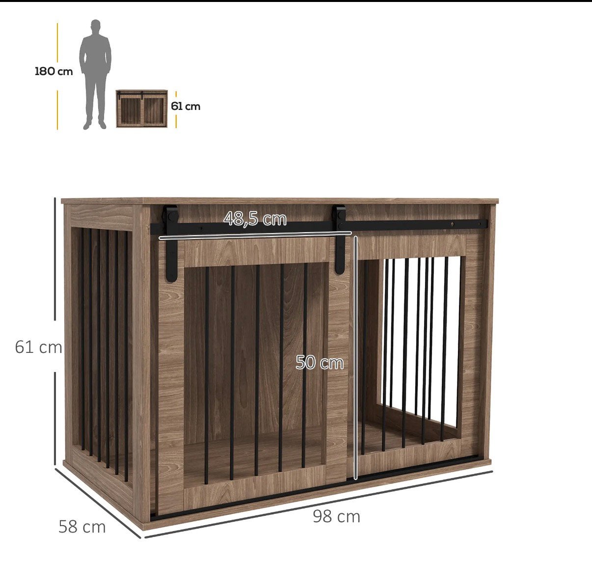 PawHut, Dieren en Toebehoren, Ophalen, 65 tot 100 cm, 75 tot 110 cm, Nieuw