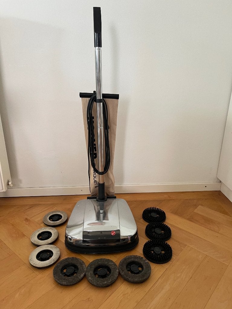 Boenmachine voor parketvloer, Ophalen, Gebruikt