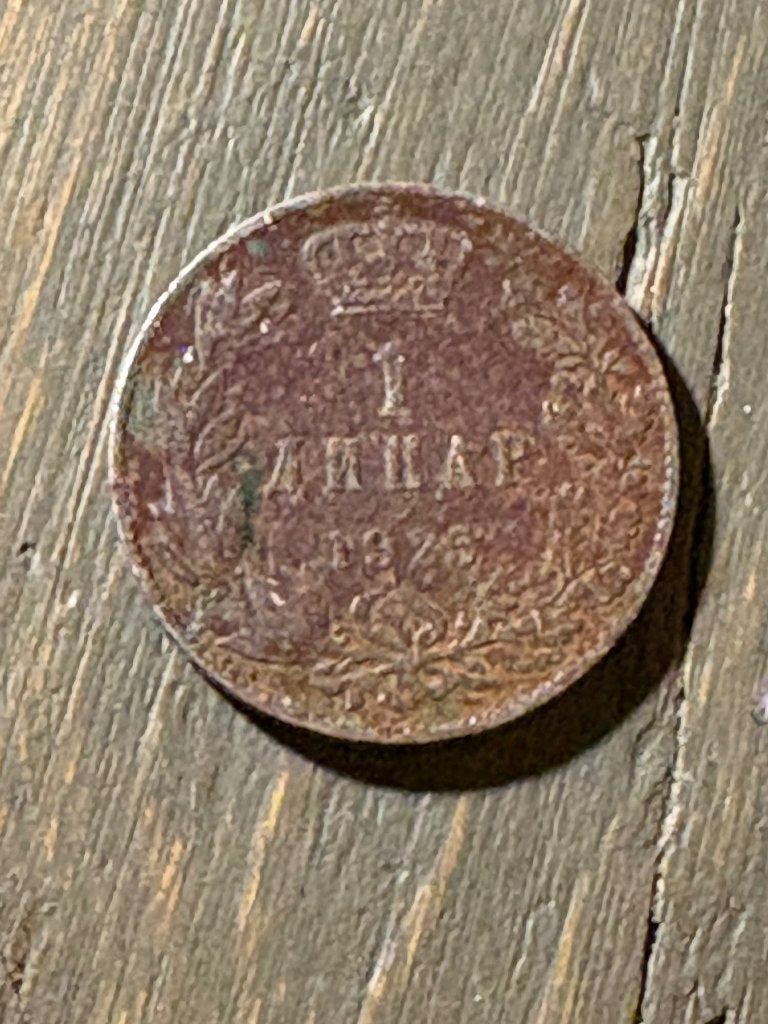 1 Dinar 1925 Servie, Ophalen of Verzenden, Overige landen, Losse munt
