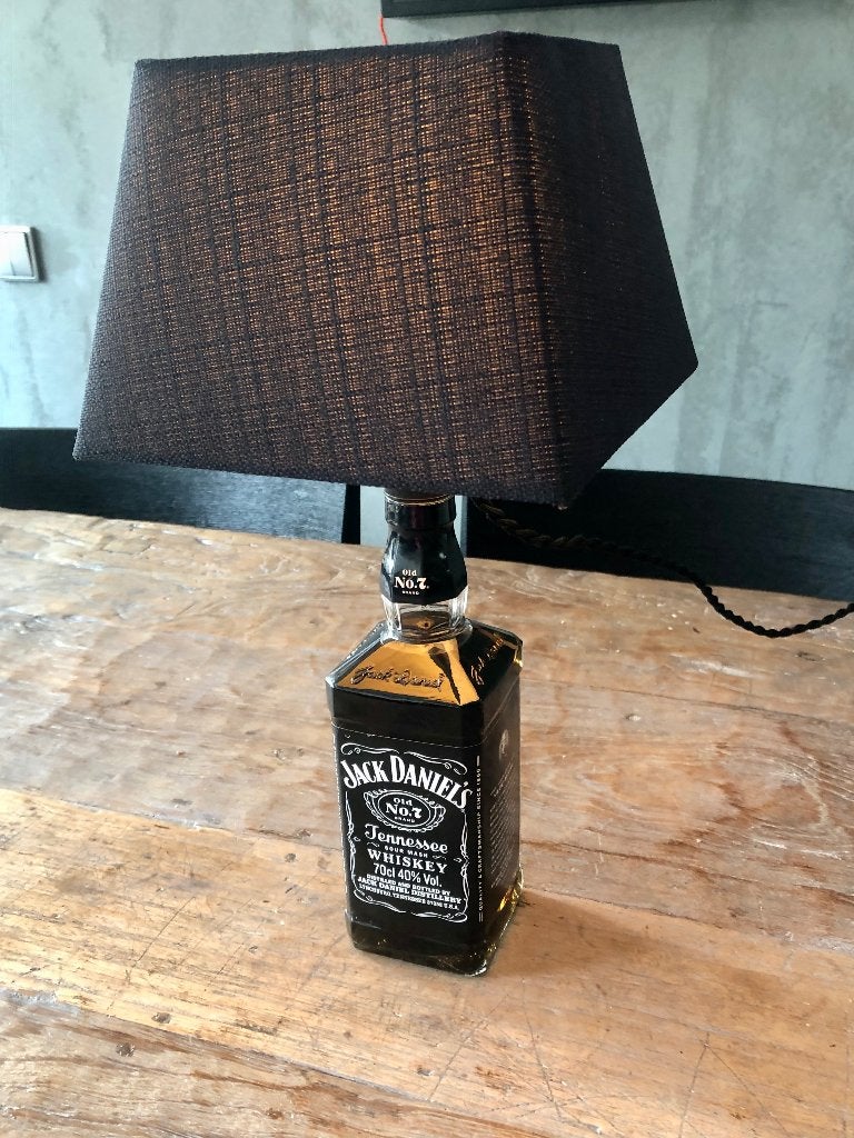 Jack Daniel's Tafellamp Old No. 7 Tennessee Whiskey, Overige merken, Vintage, Met schakelaar, Meerkleurig