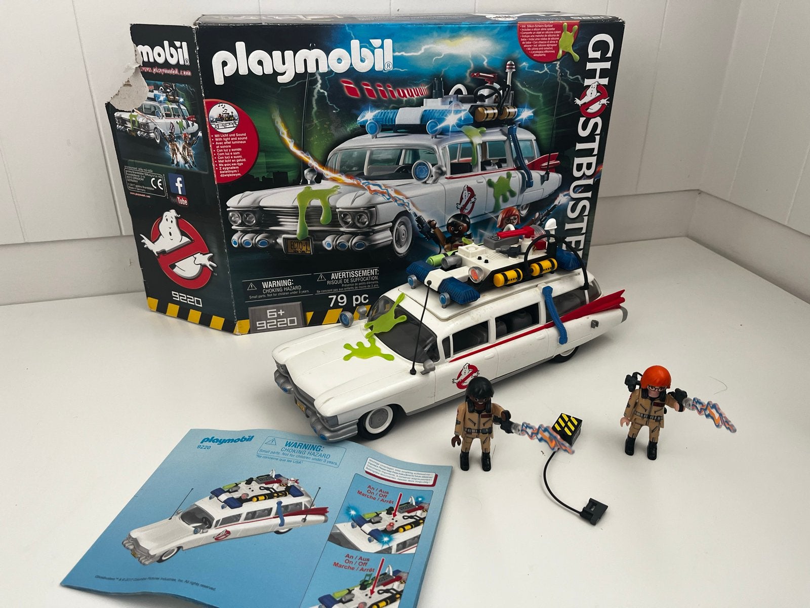 Playmobil 9220 Ghostbusters Ecto-1 met figuren, Ophalen, Complete set, Voertuig, Zo goed als nieuw