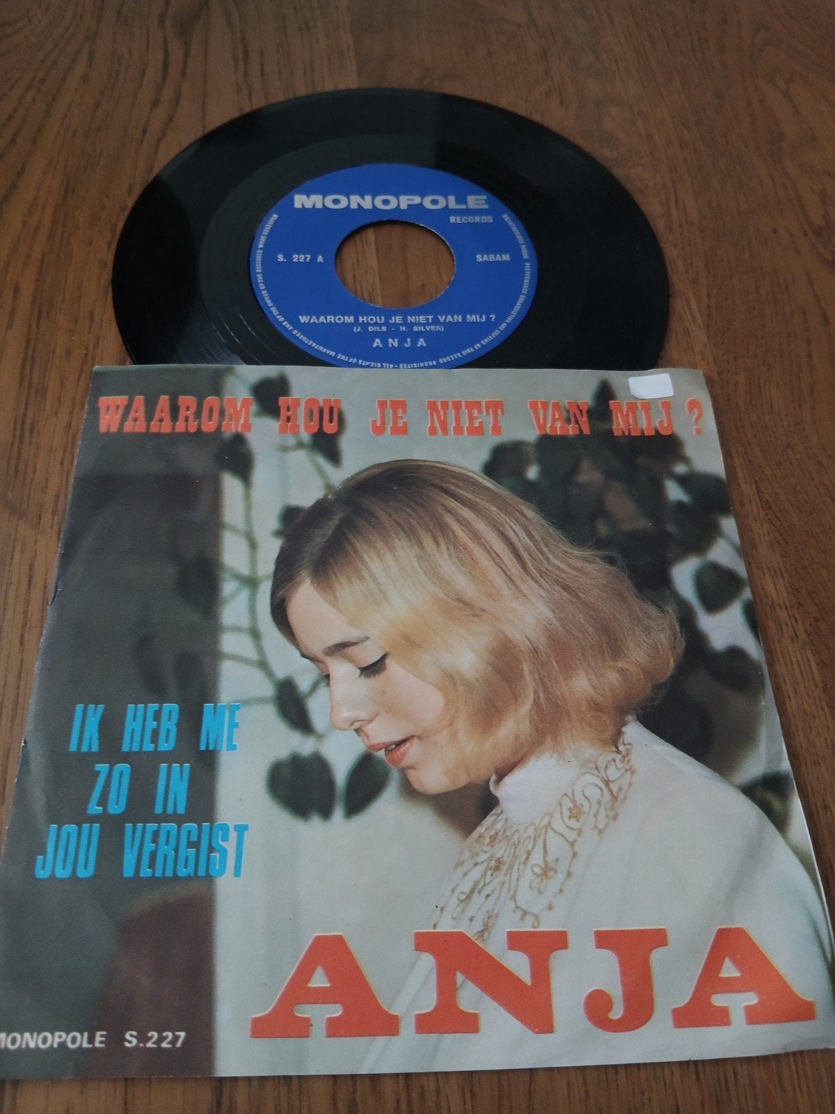 VINY SINGLE     ANJA, Overige formaten, Ophalen of Verzenden, Levenslied of Smartlap, 1970 - 1979