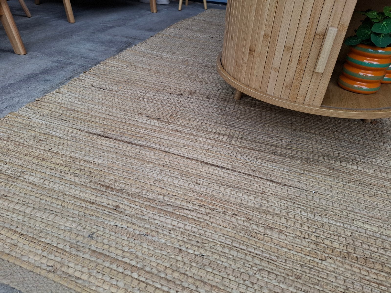 Vloerkleed naturel, Huis en Inrichting, Ophalen, 200 cm of meer, Zo goed als nieuw, 200 cm of meer