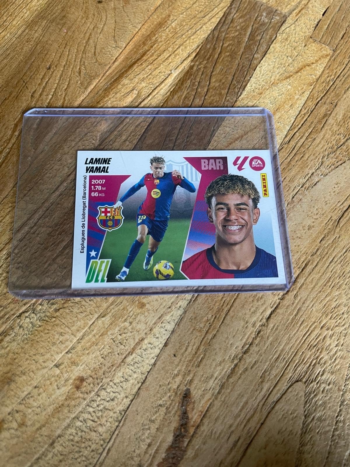 Lamine Yamal Panini Spelerskaart FC Barcelona, Ophalen of Verzenden, Zo goed als nieuw, Buitenlandse clubs, Spelerskaart