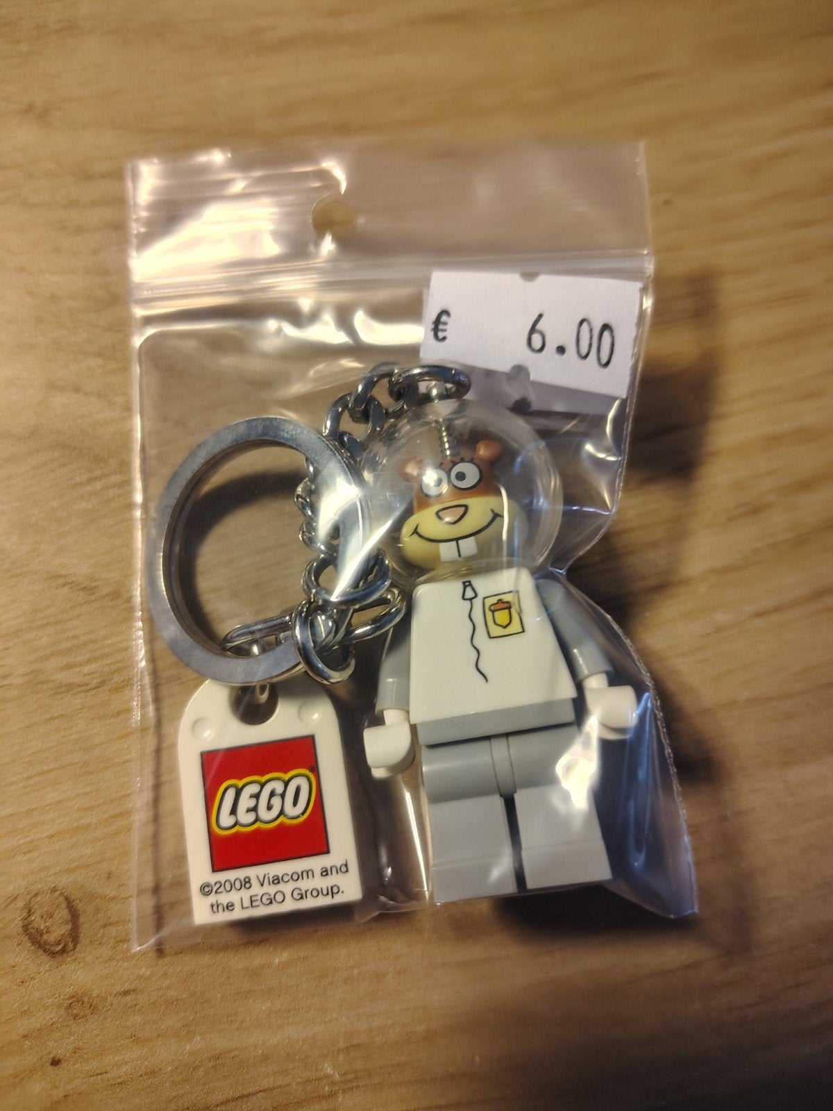 LEGO SpongeBob SquarePants 852240 Sandy Cheeks Sleutelhanger, Ophalen of Verzenden, Zo goed als nieuw